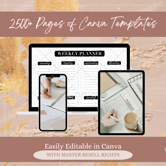 2500+ Pages of Canva Templates